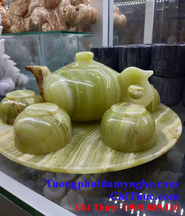 Bộ ấm pha trà bằng đá đá non nước Đà Nẵng